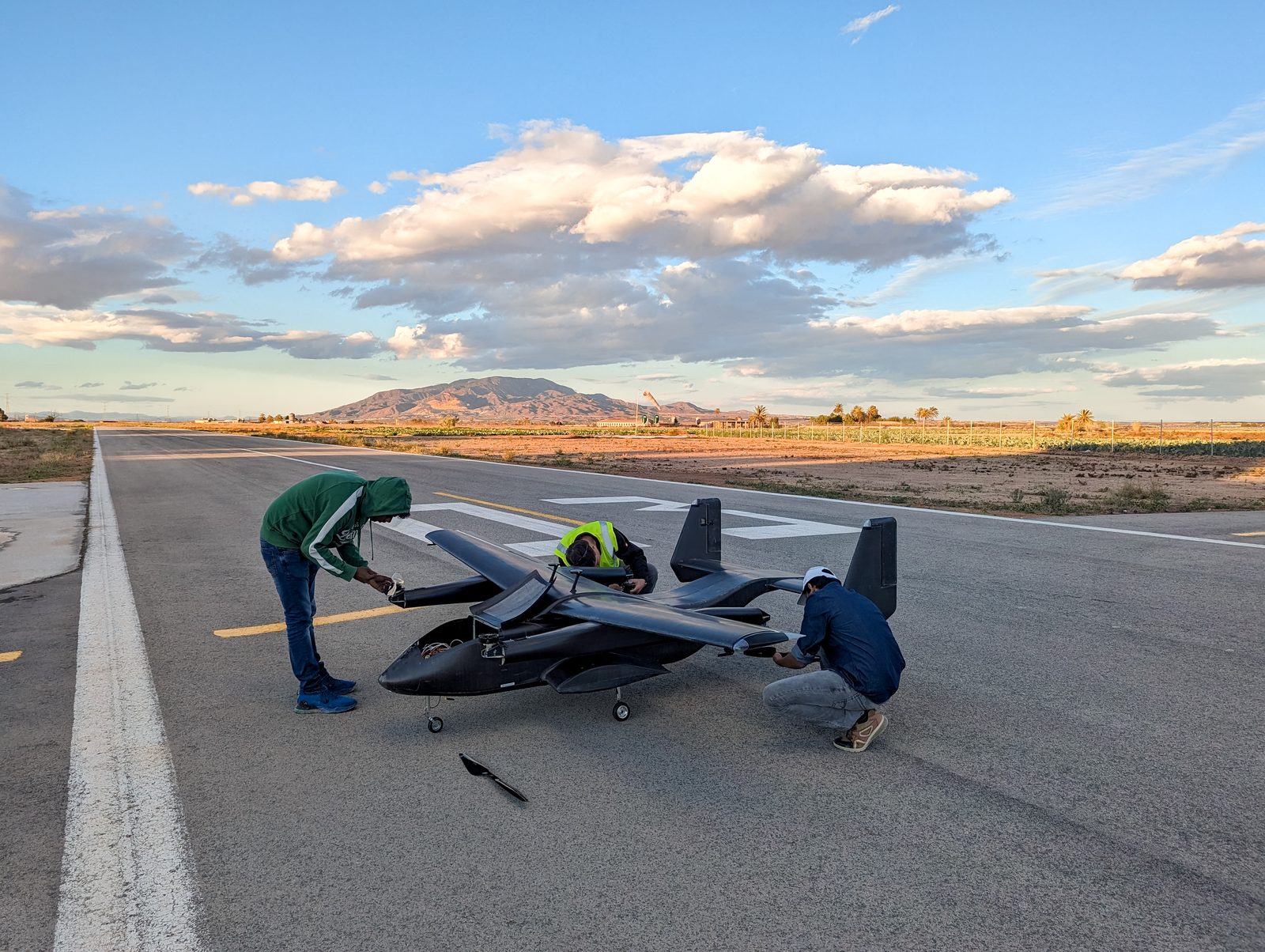 IONA aircraft on runway